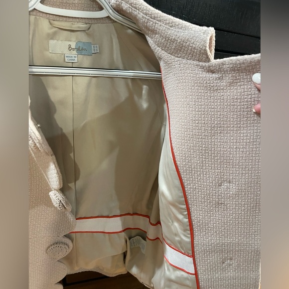 Boden Alice New Cream Scallope Wool Jacket - Picture 10 of 10